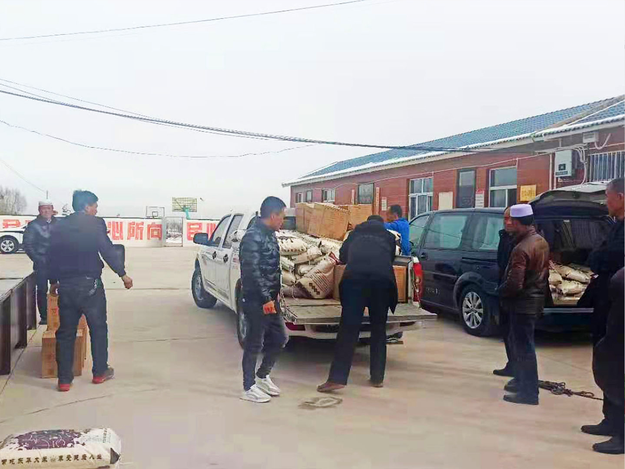 早康枸杞愛心慰問中寧縣喊叫水鄉紅灣新村